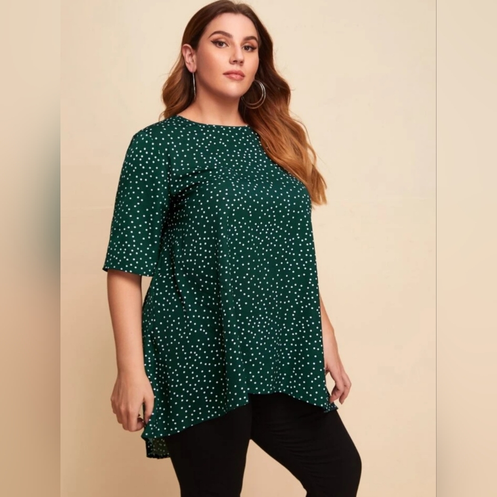 Plus High Low Top - Size 2X (18)